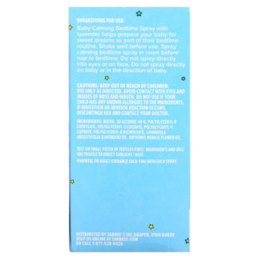 Thành phần vi chất của Zarbee's Baby Calming Bedtime Spray Lavender 2 fl oz (59 ml) 850007424138