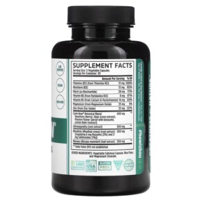 Zhou Nutrition Calm Now Soothing Stress Formula 60 Veggie Capsules 3 Thành phần vi chất của Zhou Nutrition Calm Now Soothing Stress Formula 60 Veggie Capsules 859805006034