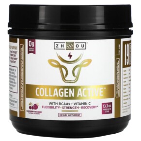 Thực phẩm chức năng Zhou Nutrition Collagen Active Black Berry and Cherry 13.3 oz (378 g) 669191525633