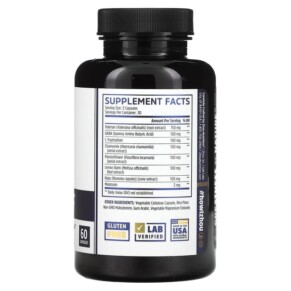 Thành phần vi chất của Zhou Nutrition Driftoff Soothing Sleeping Formula 60 Capsules 859805006096