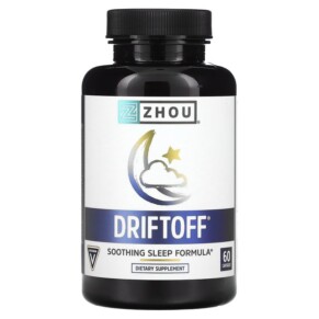 Thực phẩm chức năng Zhou Nutrition Driftoff Soothing Sleeping Formula 60 Capsules 859805006096