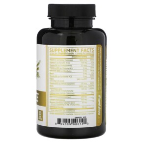 Thành phần vi chất của Zhou Nutrition Hairfluence Premium Hair Support Formula 60 Veggie Capsules 859805006140