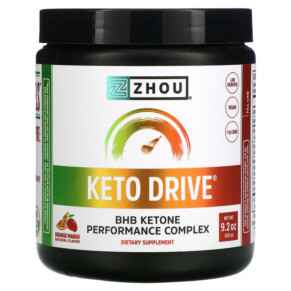 Thực phẩm chức năng Zhou Nutrition Keto Drive Orange Mango 9.2 oz (263 g) 859805006218