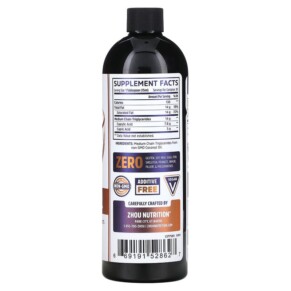 Thành phần vi chất của Zhou Nutrition MCT Oil Unflavored 16 fl oz (473 ml) 669191528627