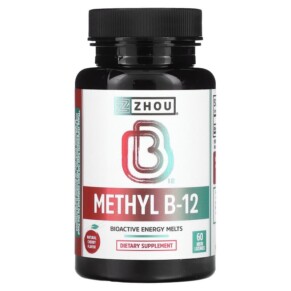 Thực phẩm chức năng Zhou Nutrition Methyl B-12 Natural Cherry 60 Micro Lozenges 859805006782