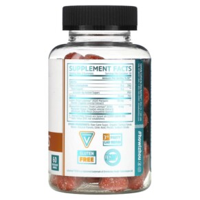 Thành phần vi chất của Zhou Nutrition Screen Eyes Tropical Mango 60 Vegetarian Gummies 669191505833