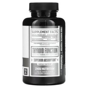 Thành phần vi chất của Zhou Nutrition Selenium 200 mcg 100 Veggie Capsules 859805006317