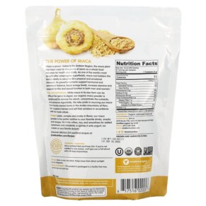 Thành phần vi chất của Zint Maca Organic Gelatinized Powder 16 oz (454 g) 817516020053