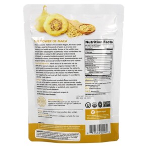 Thành phần vi chất của Zint Maca Organic Gelatinized Powder 8 oz (227 g) 817516020060