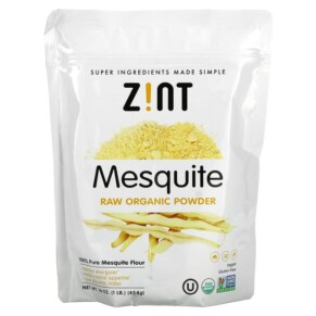 Thực phẩm chức năng Zint Mesquite Raw Organic Powder 16 oz (454 g) 817516020107