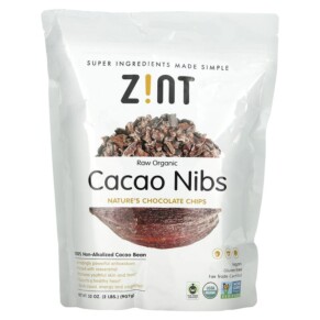 Thực phẩm chức năng Zint Raw Organic Cacao Nibs 32 oz (907 g) 817516020534