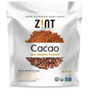 Thực phẩm chức năng Zint Raw Organic Cacao Powder 32 oz (907 g) 817516020374