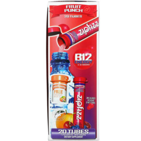 Zipfizz Healthy Sports Energy Mix with Vitamin B12 Fruit Punch 20 Tubes 0.39 oz (11 g) Each 3 Thành phần vi chất của Zipfizz Healthy Sports Energy Mix with Vitamin B12 Fruit Punch 20 Tubes 0.39 oz (11 g) Each 893811000372