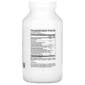 Thành phần vi chất của ZOI Research Cholesterol Support 250 Vegetarian Capsules 898220016150