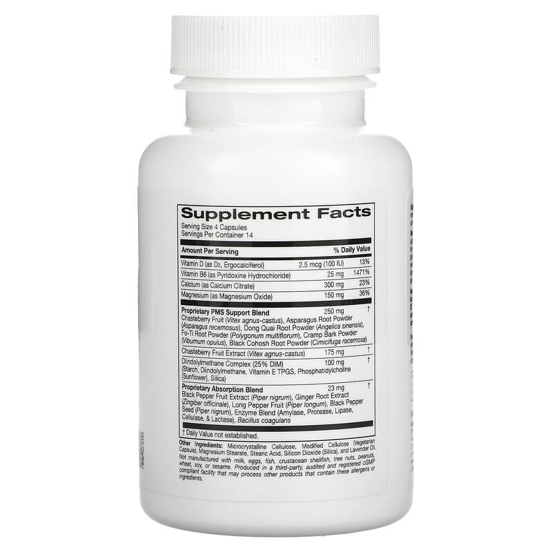 ZOI Research PMS Comfort Support 56 Vegetarian Capsules 2 Thành phần vi chất của ZOI Research PMS Comfort Support 56 Vegetarian Capsules 898220016068