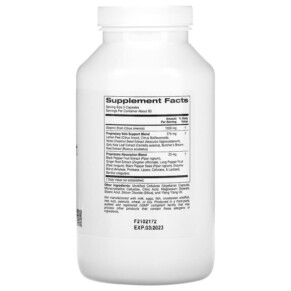 Thành phần vi chất của ZOI Research Vein Support 250 Vegetarian Capsules 898220015993